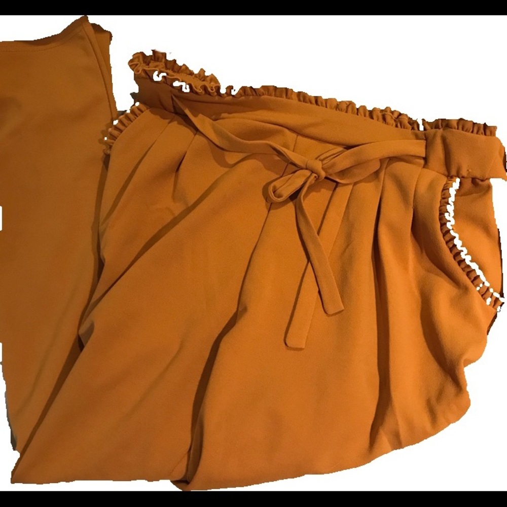 Mustard trousers